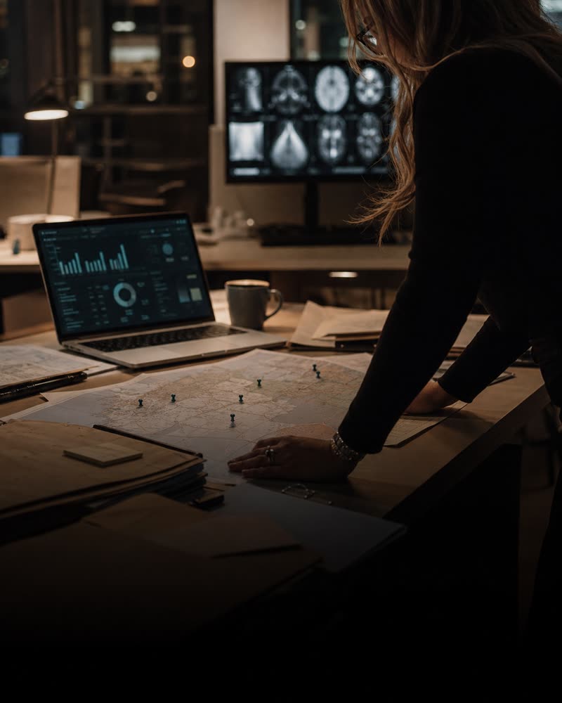 Healthcare business strategy and visual radiology reporting